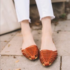J Crew Huarache Leather Sandal 9.5